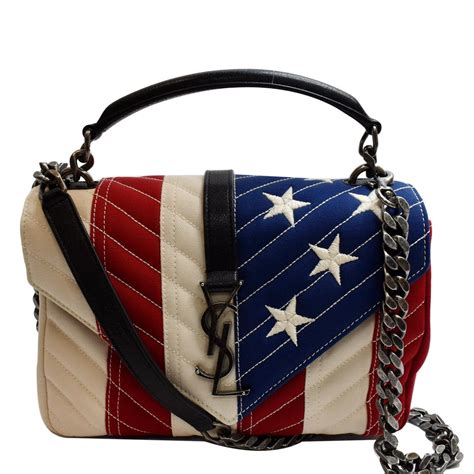 ysl american flag bag